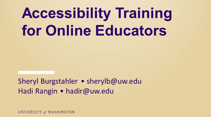 Presentation title slide