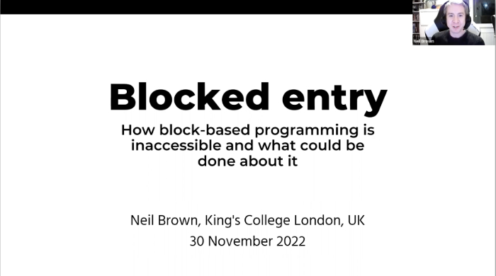 Screenshot of Zoom webinar