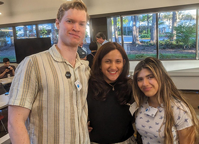 Christopher, Meena, and Naba