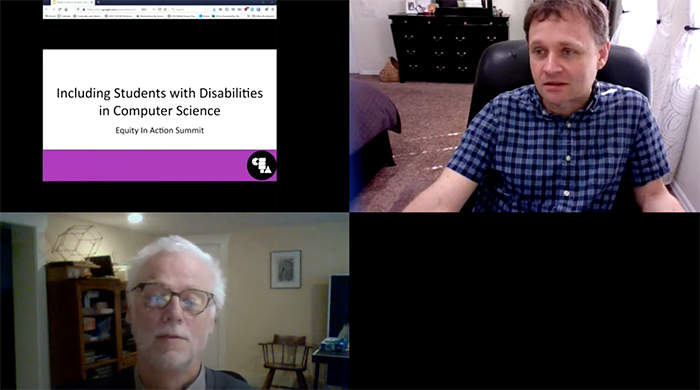 Screenshot of Zoom webinar