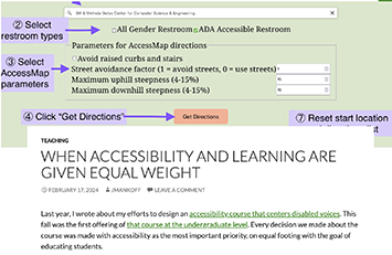A screenshot of Jen Mankoff's Blog.