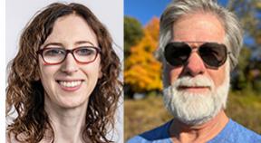 Shiri Azenkot next to Larry Goldberg