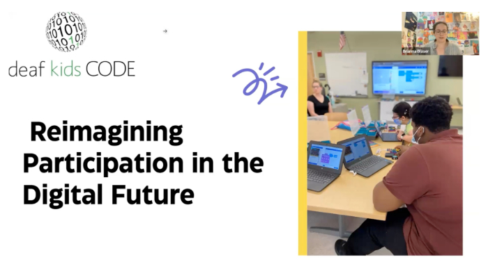 Screenshot of Zoom webinar