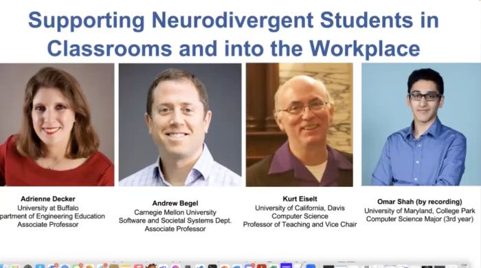 Screenshot of Zoom webinar