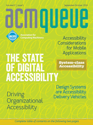 ACM Queue magazine cover