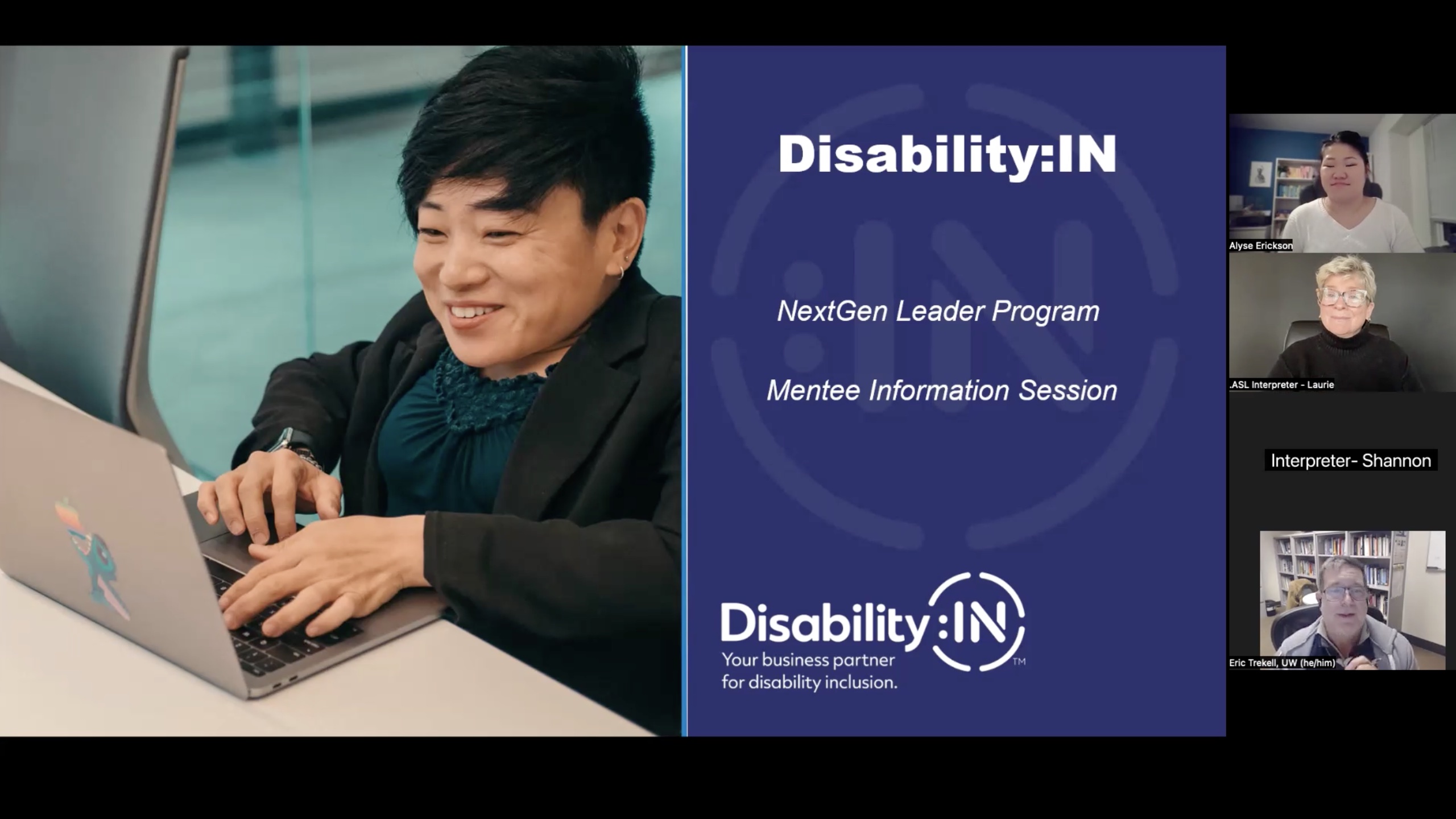 Disability:IN NextGen Leader Program Webinar Thumbnail