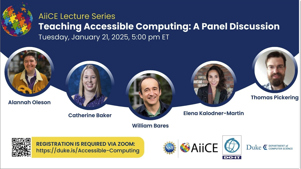 AiiCE Teaching Accessible Computing Panel