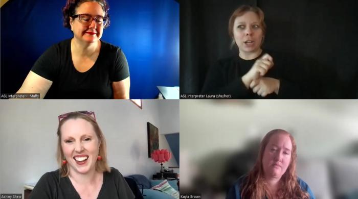 a cover of the webinar