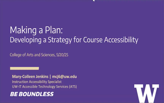 Making a Plan_Developing a Strategy for Course Accessibility