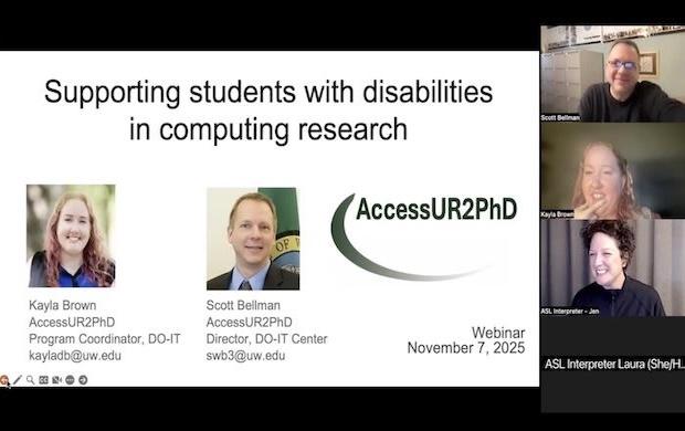 Supporting Students with Disabilities in Research
