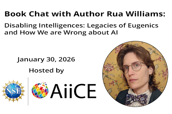 A slide showing the title, date, presenter, and NSF AiiCE logo