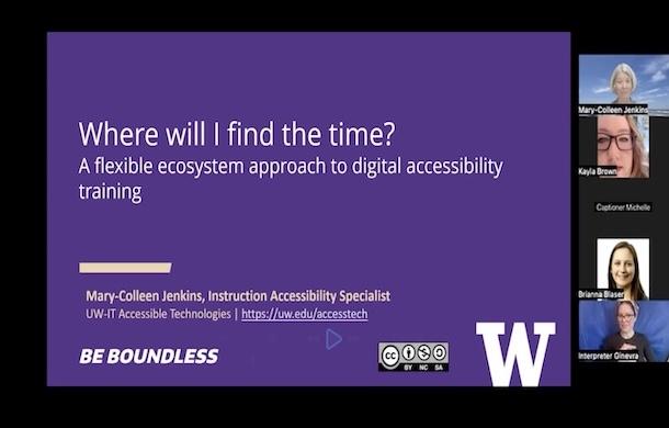 Where will I find the time slide deck title