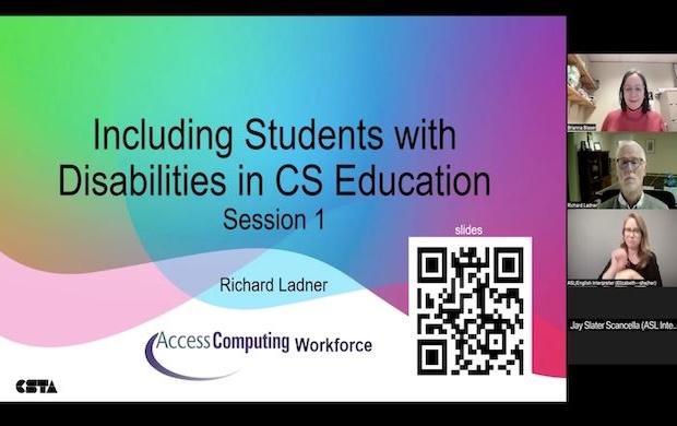 Including Students with Disabilities in CS Education, Part 1