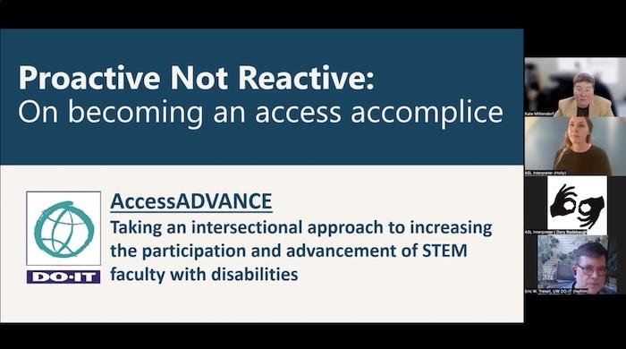 Proactive Not Reactive